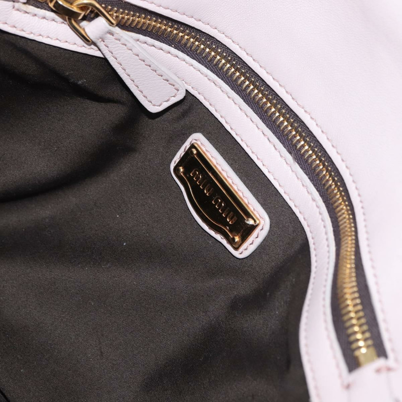 【日本直送】Miu Miu 鏈條單肩包 皮革 金色 紫色 灰色 正品 175512A-18