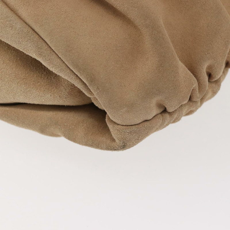 【日本直送】SAINT LAURENT Mombasa 單肩包 麂皮 米色 銀色 正品 175570A-9