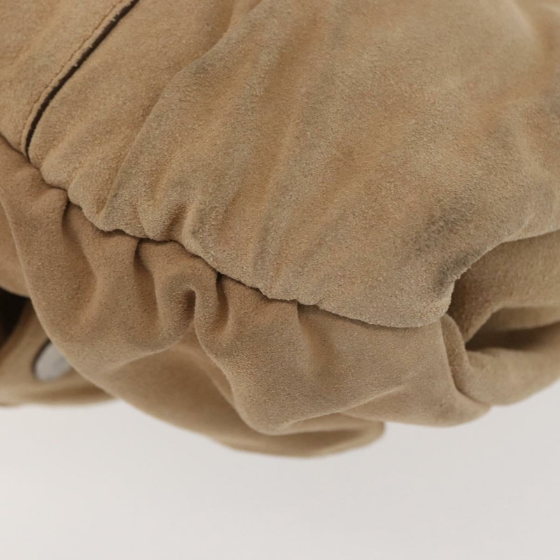 【日本直送】SAINT LAURENT Mombasa 單肩包 麂皮 米色 銀色 正品 175570A-12