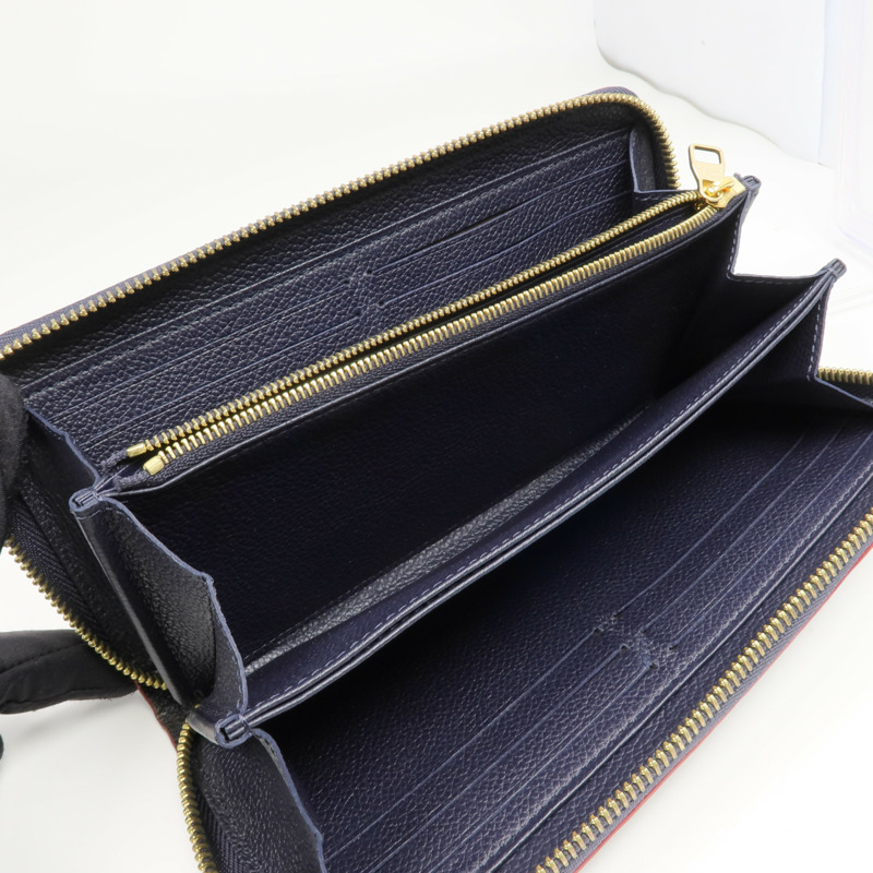 LOUIS VUITTON Monogram Empreinte Zippy Long Wallet長錢包-5