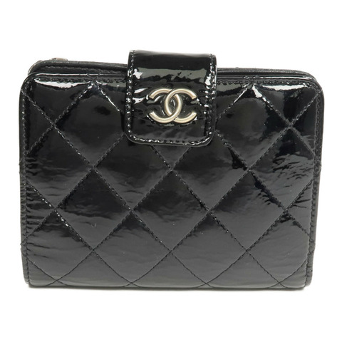 CHANEL 漆皮皮革Wallet錢包