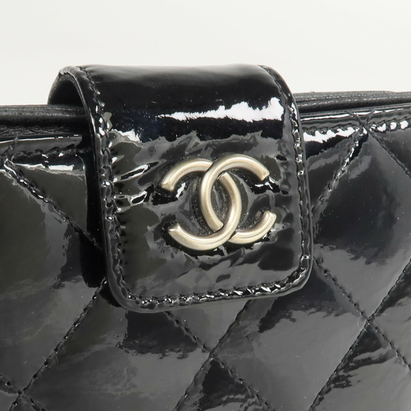CHANEL 漆皮皮革Wallet錢包-10