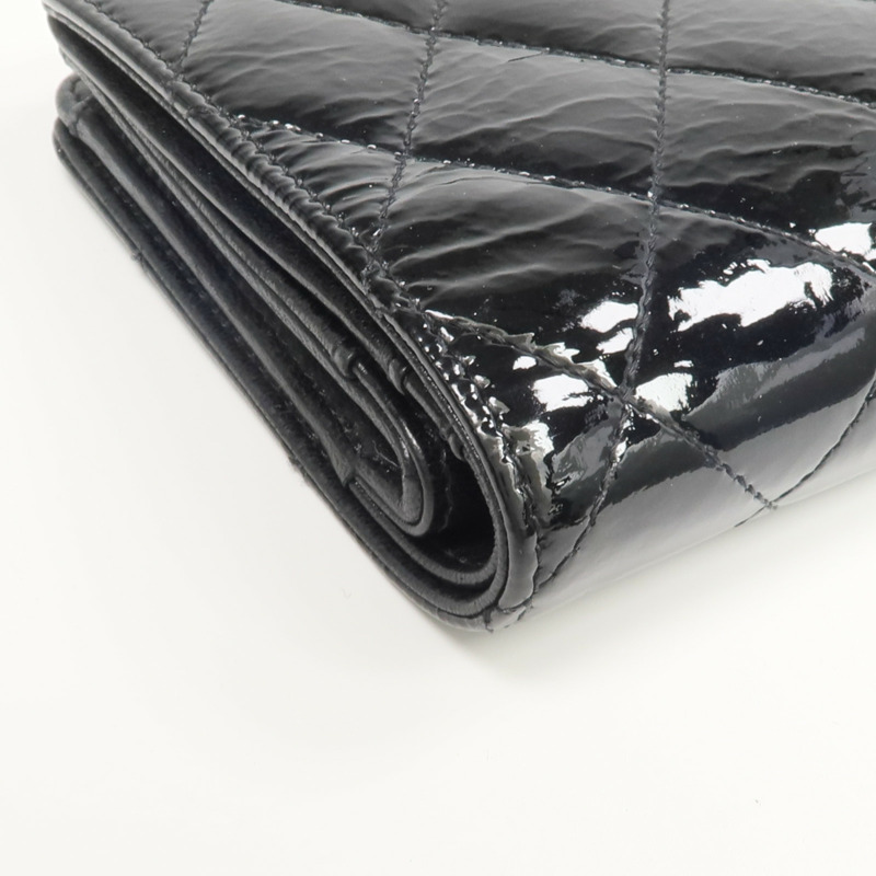 CHANEL 漆皮皮革Wallet錢包-16