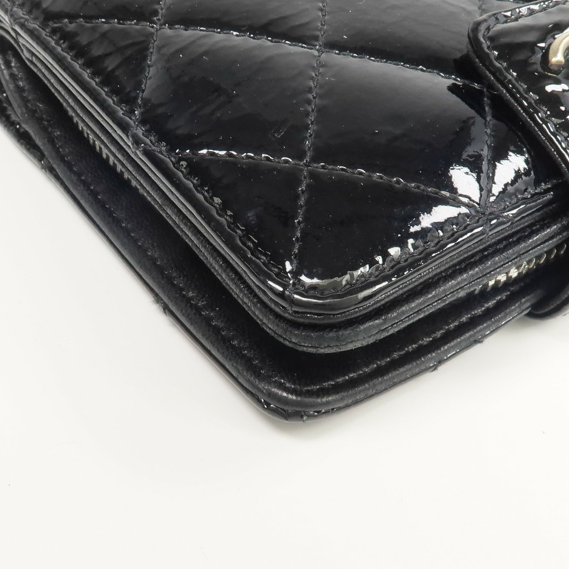 CHANEL 漆皮皮革Wallet錢包-17