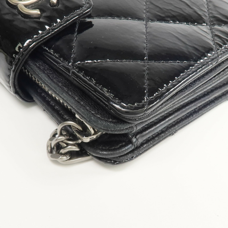 CHANEL 漆皮皮革Wallet錢包-18