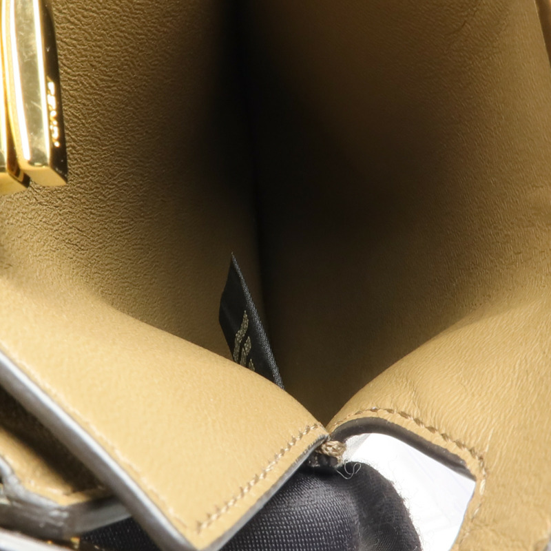 FENDI 牛皮皮革/塗層帆布Fendi Sarah Coleman Vertigo Peek-a-Phone手機袋-5