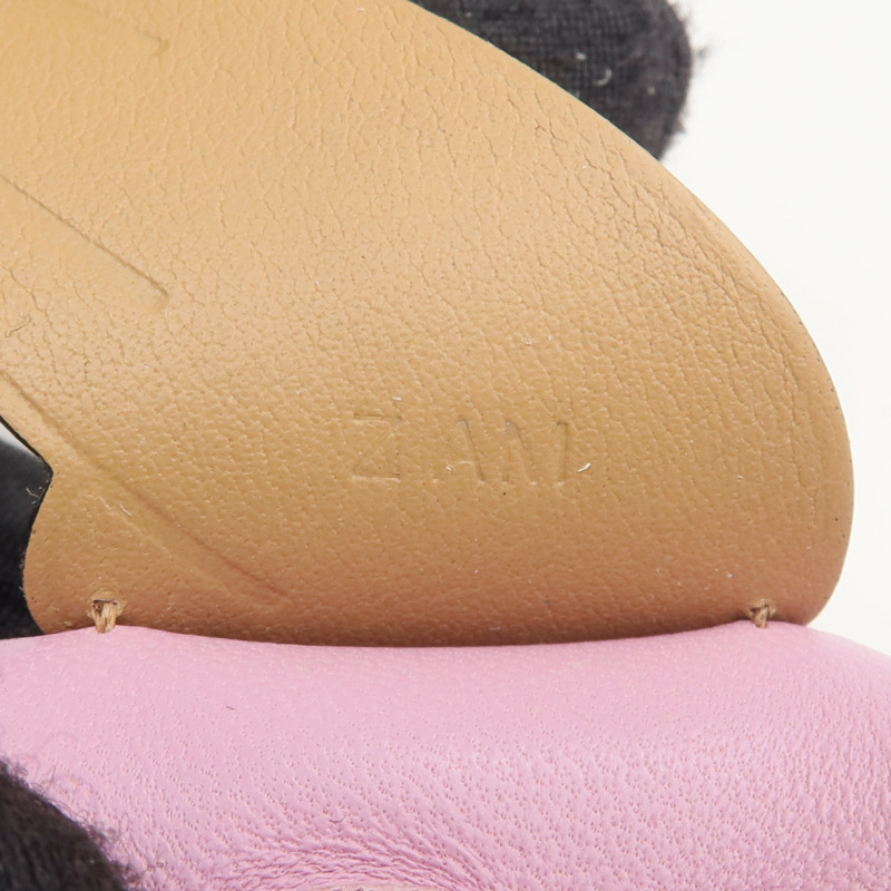 HERMES Milo/Swift皮革Rodeo Pegase PM掛飾Mauve Sylvestre/Chai/Craie-6