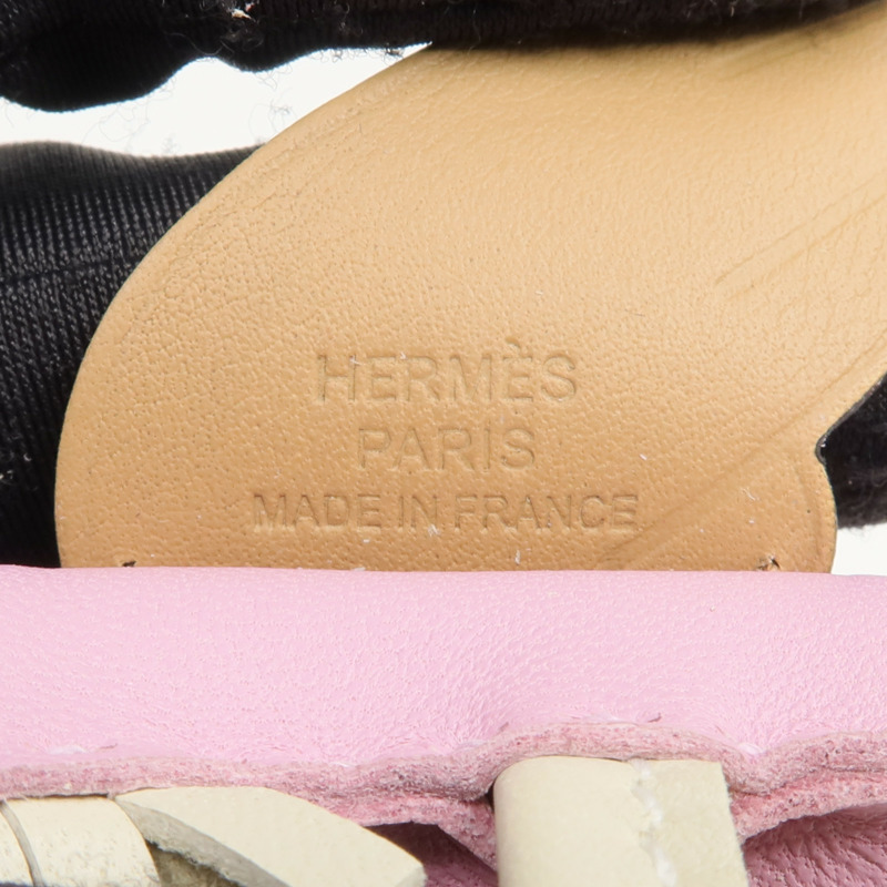 HERMES Milo/Swift皮革Rodeo Pegase PM掛飾Mauve Sylvestre/Chai/Craie-7