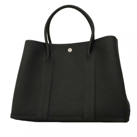 愛馬仕 Garden PM 手提包，Negonda 黑色，Y 字印記，女士款