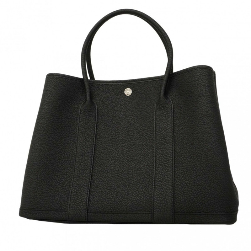 愛馬仕 Garden PM 手提包，Negonda 黑色，Y 字印記，女士款-0