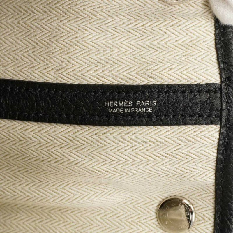 愛馬仕 Garden PM 手提包，Negonda 黑色，Y 字印記，女士款-4