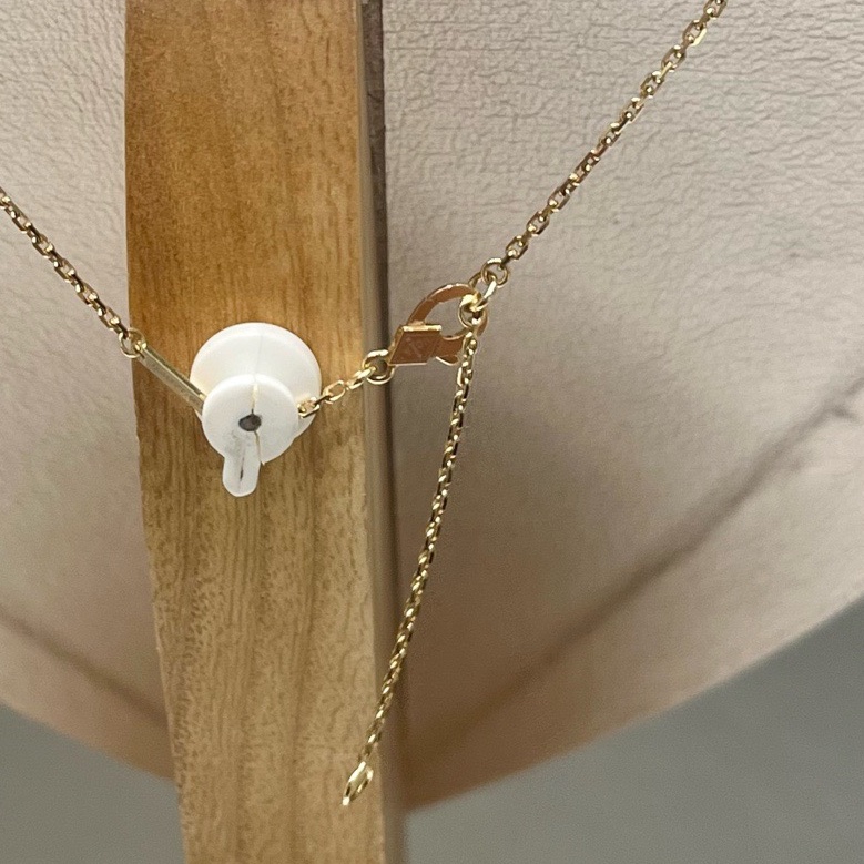 VCA Van Cleef & Arpels/梵克雅寶 Alhambra Vintage幸運四葉  白貝母 24 年-5