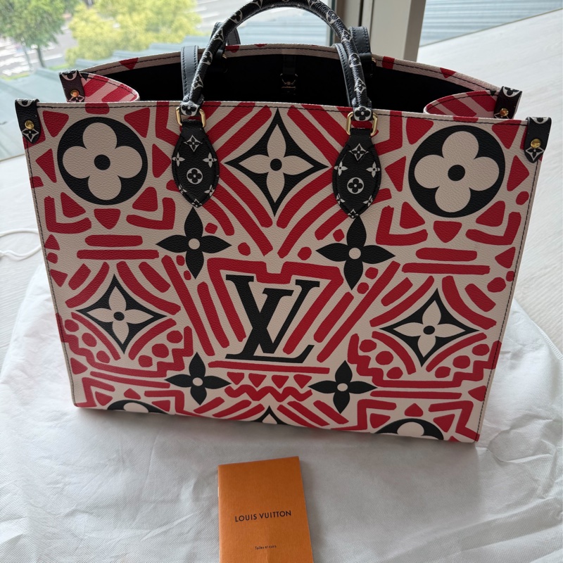 全新Louis Vuitton 花色托特包-0