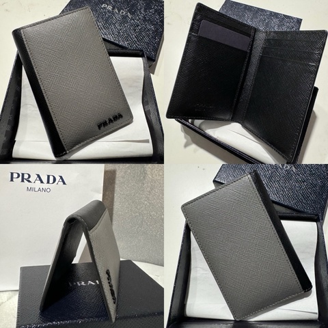 Prada對開式卡夾