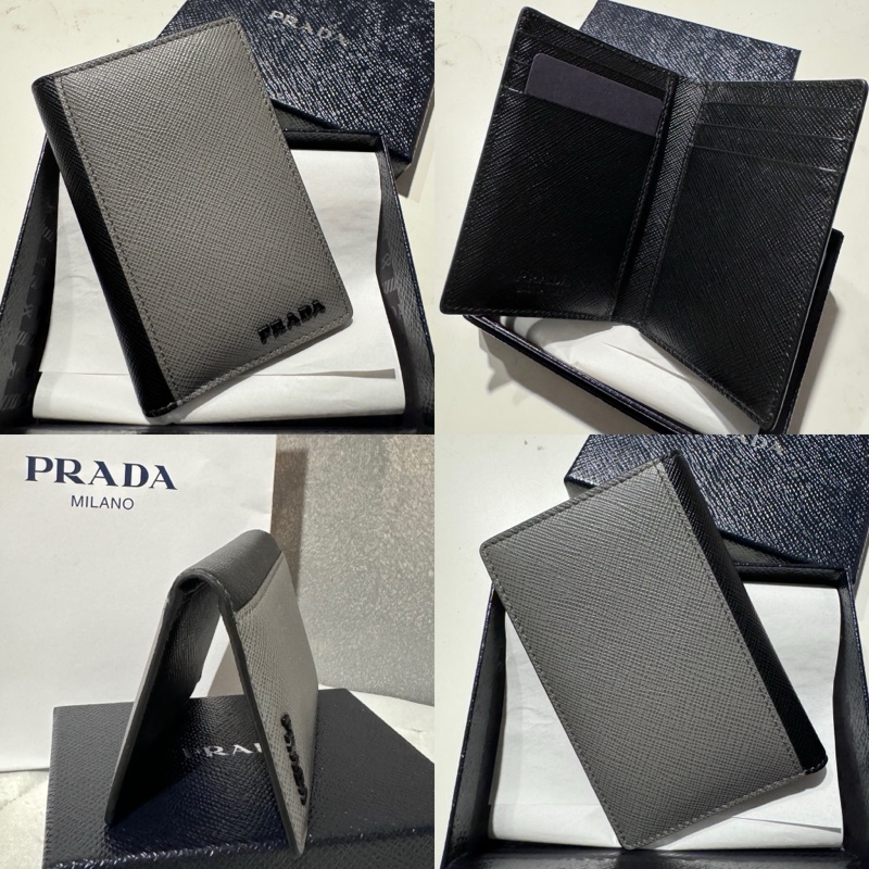 Prada對開式卡夾-0