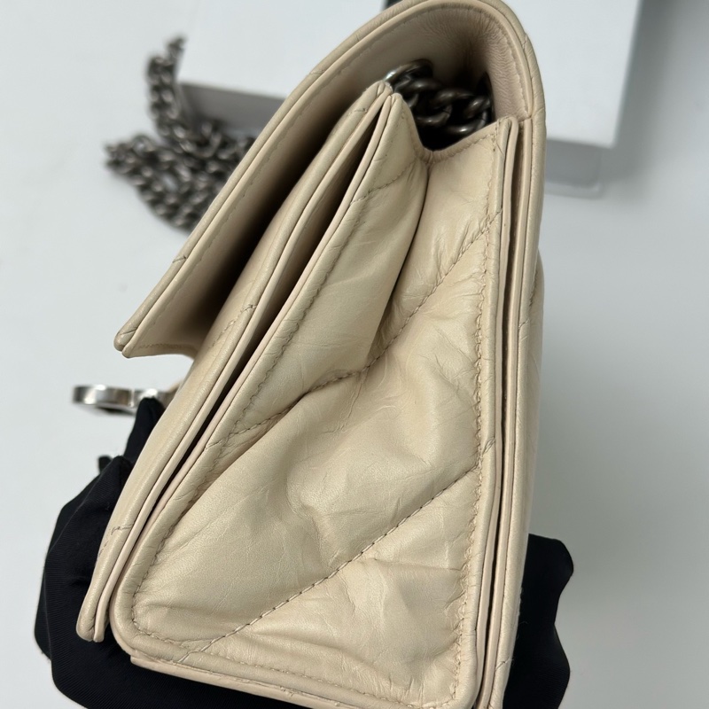 Balenciaga • 經典Crush 奶茶色銀釦鏈條包-2