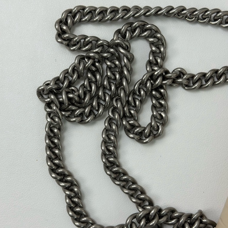 Balenciaga • 經典Crush 奶茶色銀釦鏈條包-7