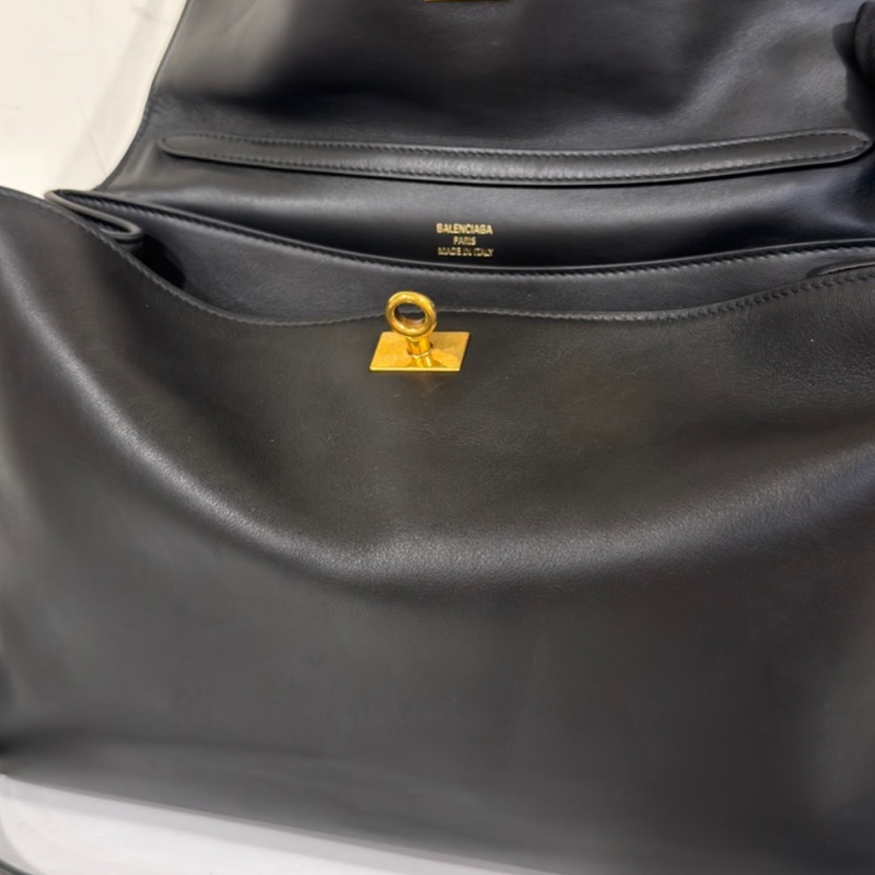 🈶台灣購證 巴黎世家BALENCIAGA RODEO黑金中號-11