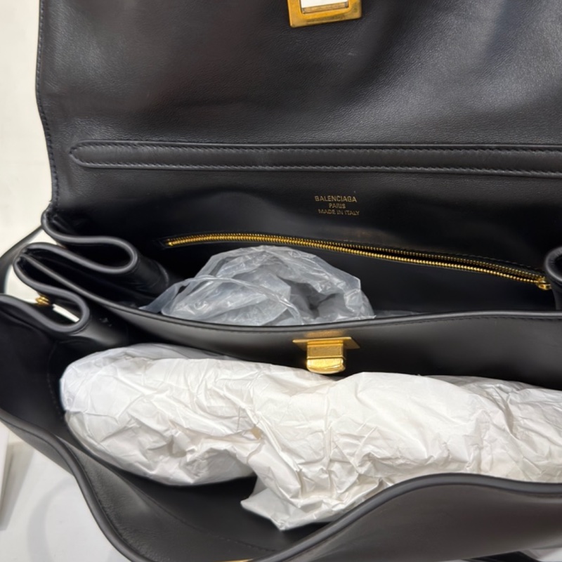 🈶台灣購證 巴黎世家BALENCIAGA RODEO黑金中號-14