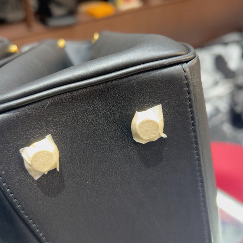 🈶台灣購證 巴黎世家BALENCIAGA RODEO黑金中號-74