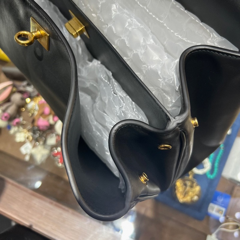 🈶台灣購證 巴黎世家BALENCIAGA RODEO黑金中號-77
