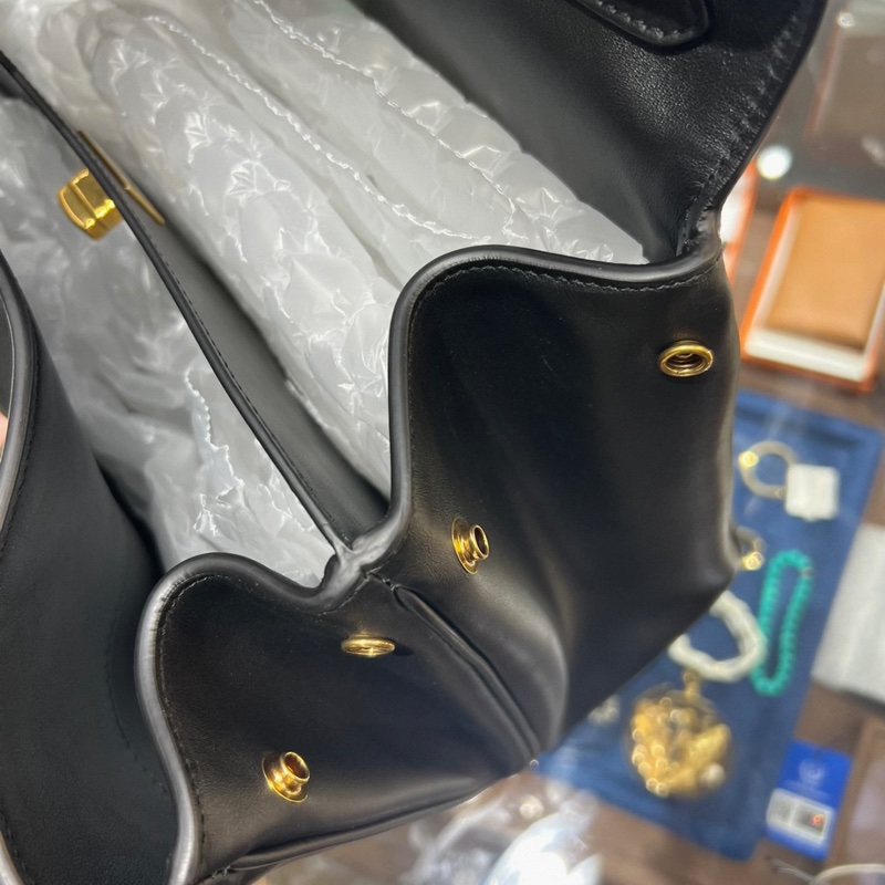 🈶台灣購證 巴黎世家BALENCIAGA RODEO黑金中號-79