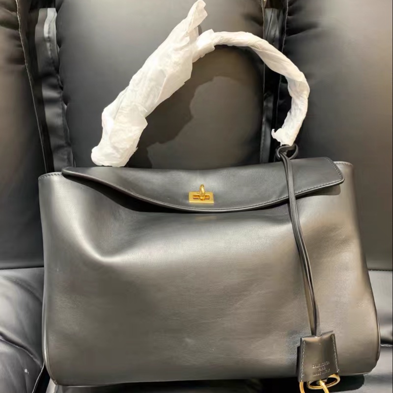 🈶台灣購證 巴黎世家BALENCIAGA RODEO黑金中號-84