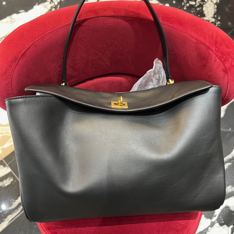 🈶台灣購證 巴黎世家BALENCIAGA RODEO黑金中號-92