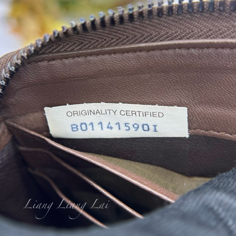 BOTTEGA VENETA BV經典小羊皮編織咖啡棕色拉鍊長夾-3
