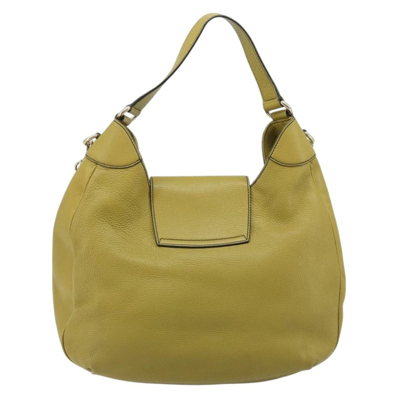 【日本直送】GUCCI 馬銜扣 Emily 手提包 皮革 兩用 綠色 金色 322226 正品 174040A-1