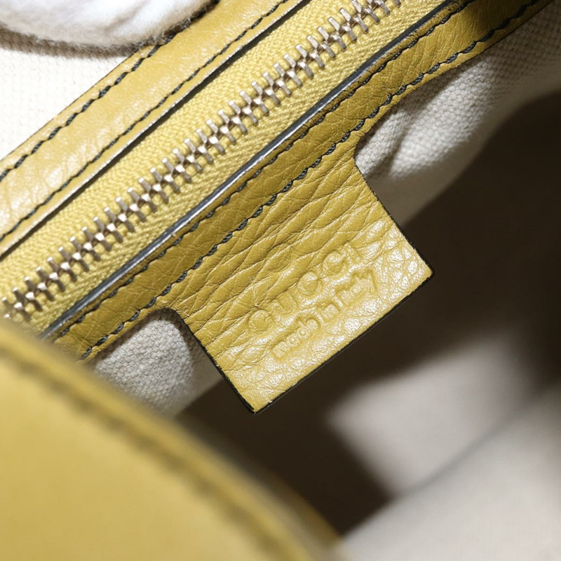 【日本直送】GUCCI 馬銜扣 Emily 手提包 皮革 兩用 綠色 金色 322226 正品 174040A-18