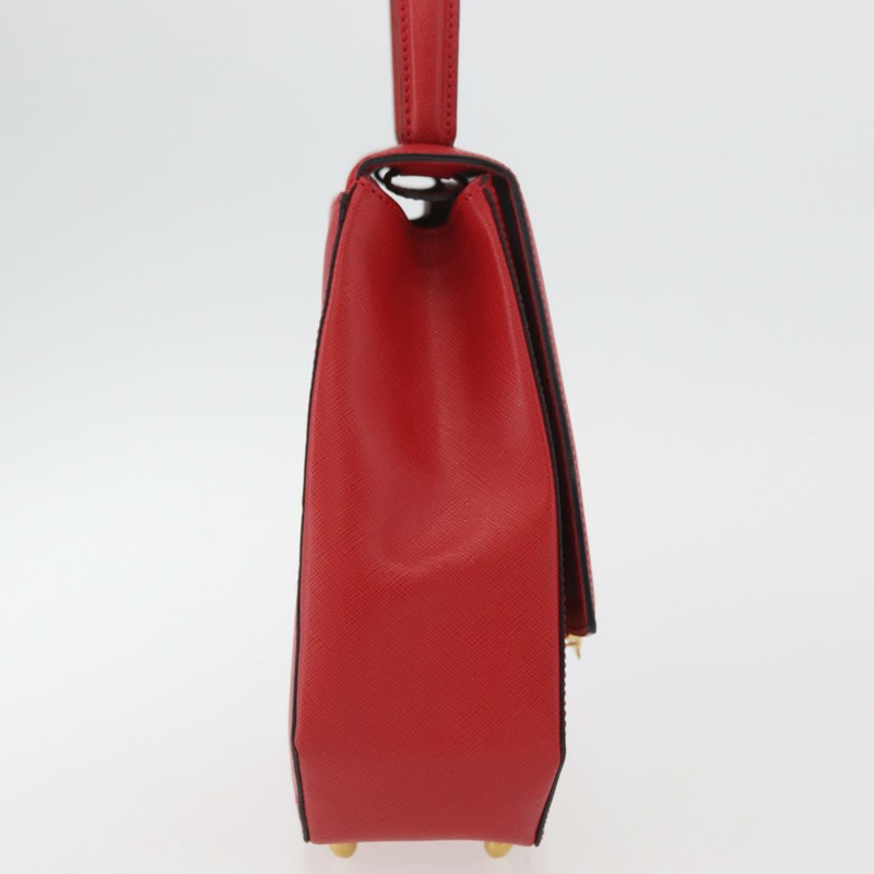 【日本直送】CELINE Triomphe 手提包 皮革 2way 紅金 Auth am11251A-3