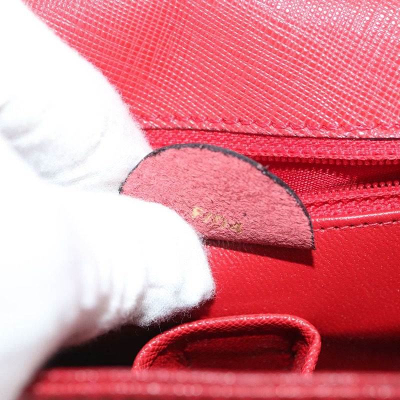 【日本直送】CELINE Triomphe 手提包 皮革 2way 紅金 Auth am11251A-11