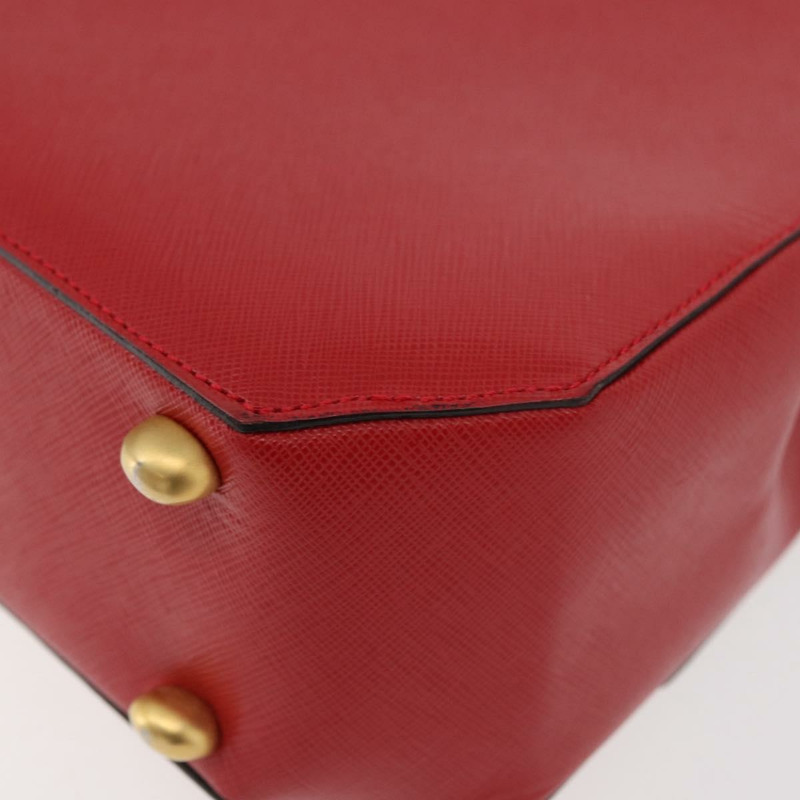 【日本直送】CELINE Triomphe 手提包 皮革 2way 紅金 Auth am11251A-16