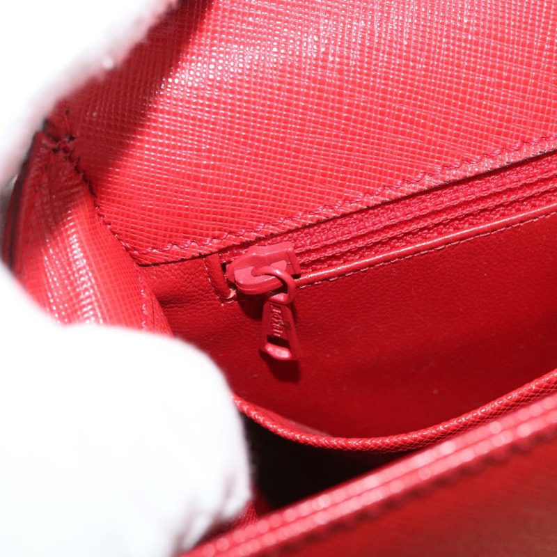 【日本直送】CELINE Triomphe 手提包 皮革 2way 紅金 Auth am11251A-21