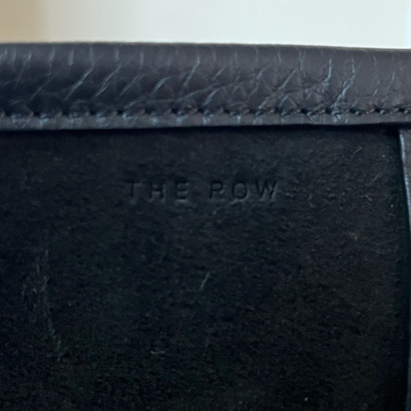 The Row N/S Park Medium Tote Bag 中號 皮革托特包 黑色-3