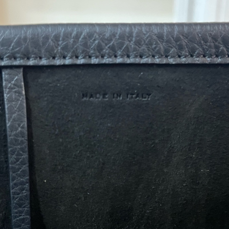 The Row N/S Park Medium Tote Bag 中號 皮革托特包 黑色-4