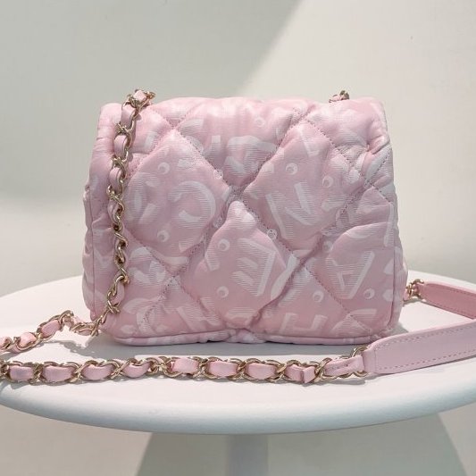 閒置新 香奈兒/Chanel 滑雪繫列芯片款 泡芙方胖子 全皮-1