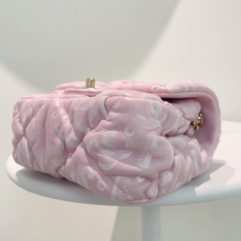 閒置新 香奈兒/Chanel 滑雪繫列芯片款 泡芙方胖子 全皮-3