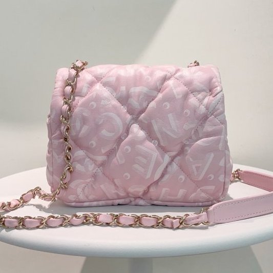 閒置新 香奈兒/Chanel 滑雪繫列芯片款 泡芙方胖子 全皮-6