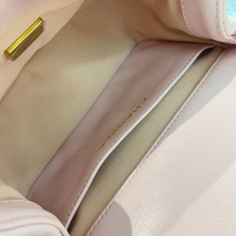 閒置新 香奈兒/Chanel 滑雪繫列芯片款 泡芙方胖子 全皮-8