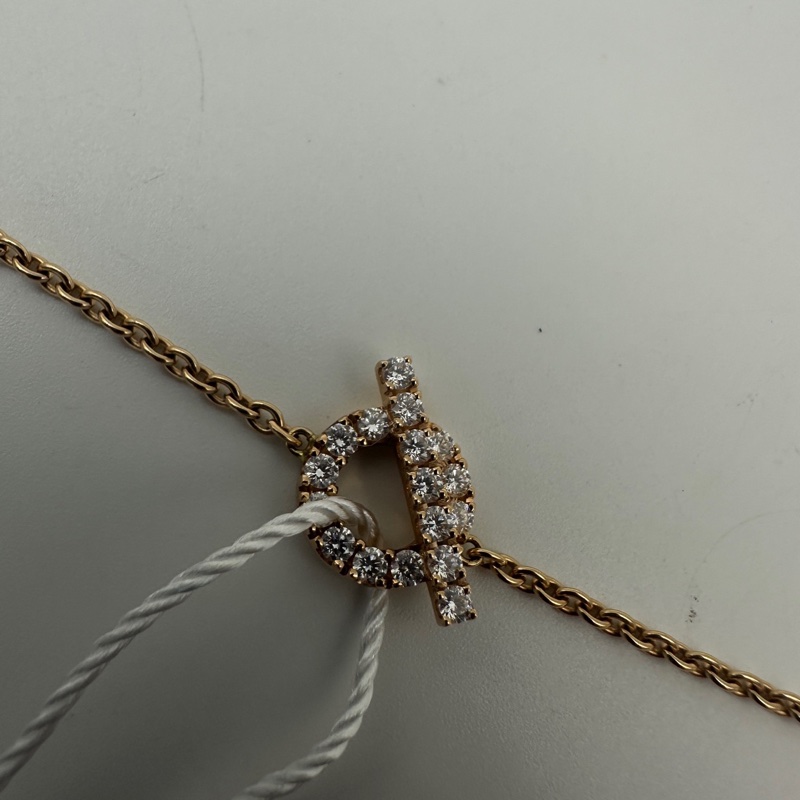 愛馬仕Hermes小q手鍊 18K玫瑰金 23年編碼開頭 🈚配件-6