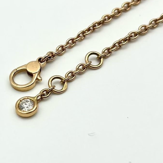 愛馬仕Hermes小q手鍊 18K玫瑰金 23年編碼開頭 🈚配件-8