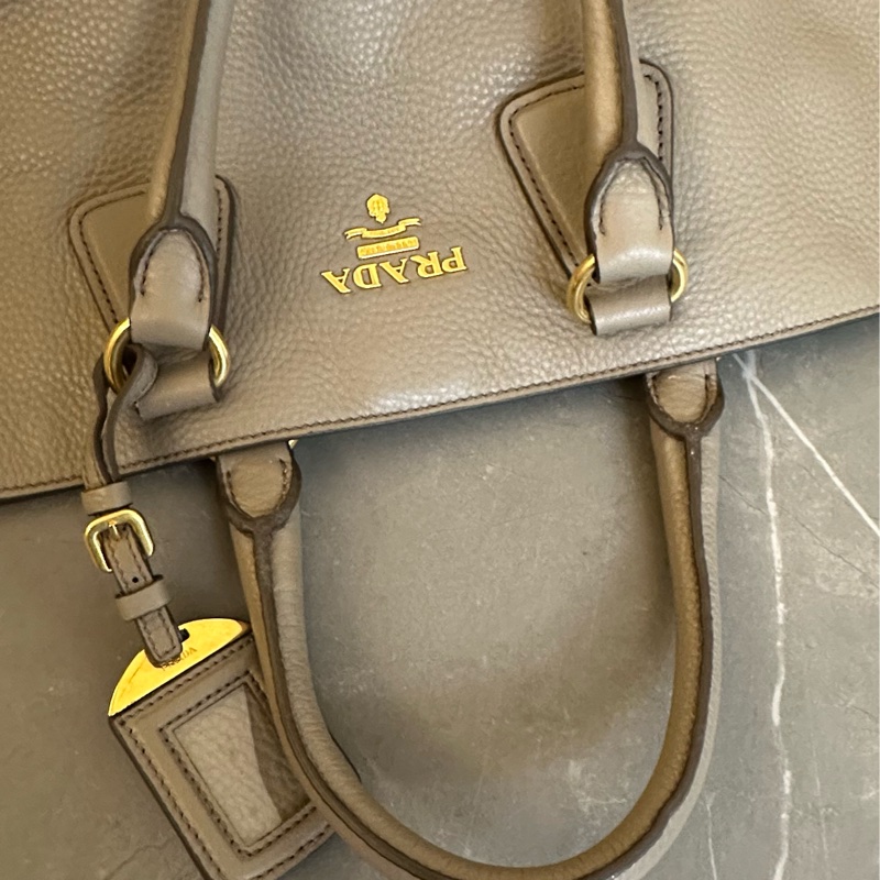 🩵MYMluxurybag🩵 Prada 36.5cm 皮袋 肩背袋 手提袋 斜背袋-19