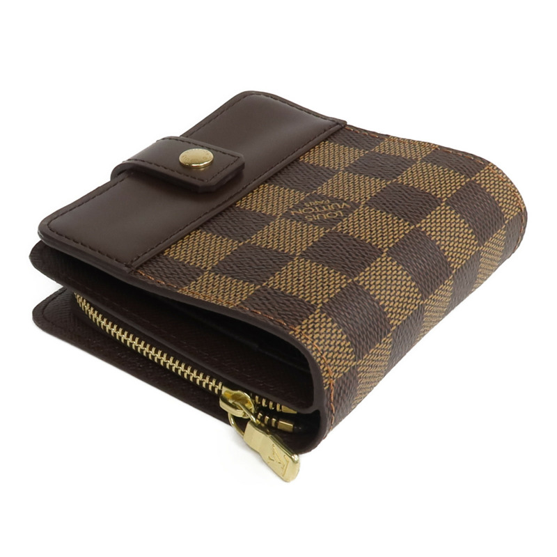 LOUIS VUITTON Damier Compact Zip Wallet錢包-3
