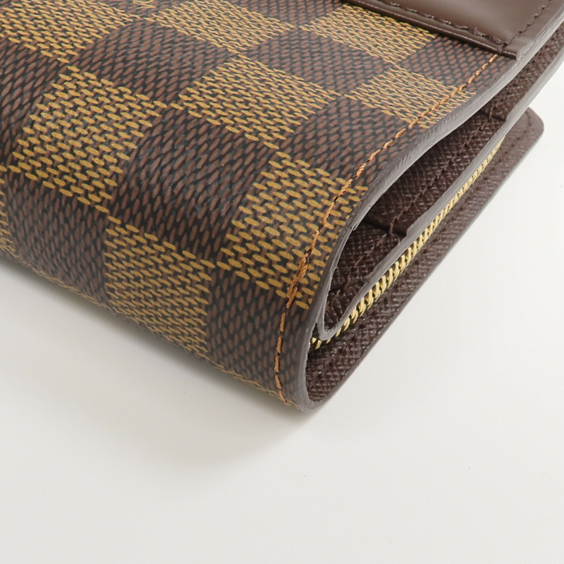 LOUIS VUITTON Damier Compact Zip Wallet錢包-10
