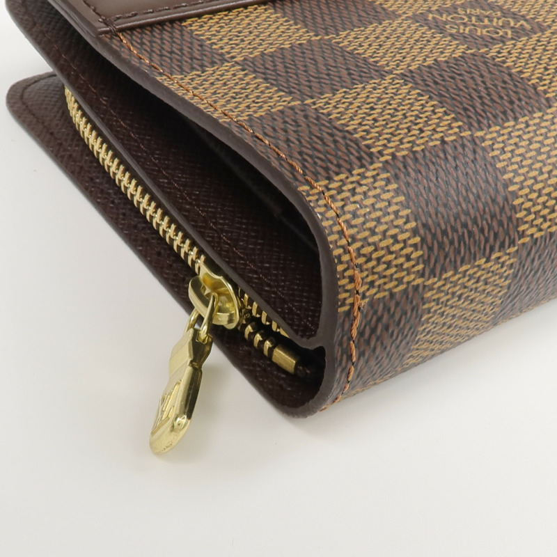 LOUIS VUITTON Damier Compact Zip Wallet錢包-11