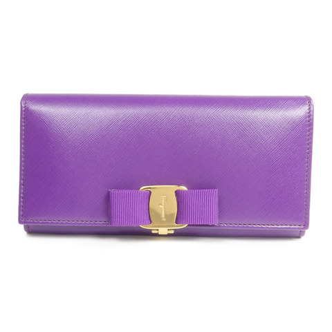 Salvatore Ferragamo 牛皮皮革Vara Bow Long Wallet長錢包