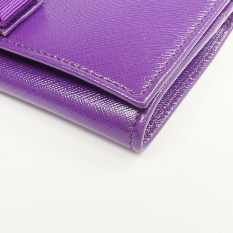 Salvatore Ferragamo 牛皮皮革Vara Bow Long Wallet長錢包-10