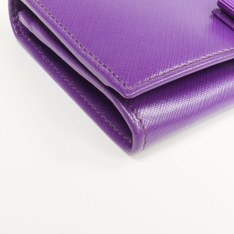 Salvatore Ferragamo 牛皮皮革Vara Bow Long Wallet長錢包-11